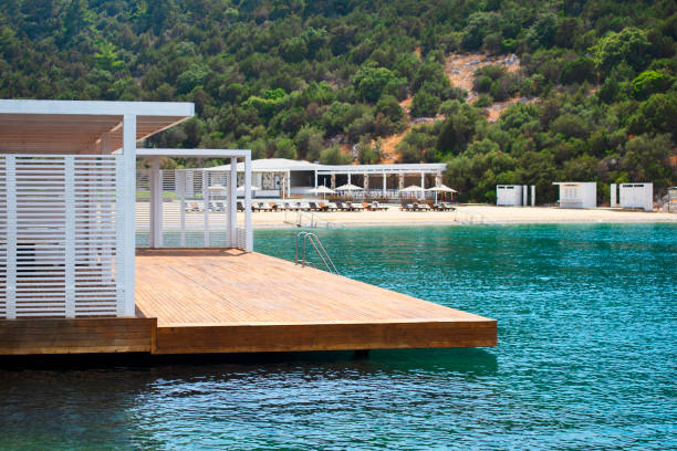 istock Ladder pier at sea 1171952662