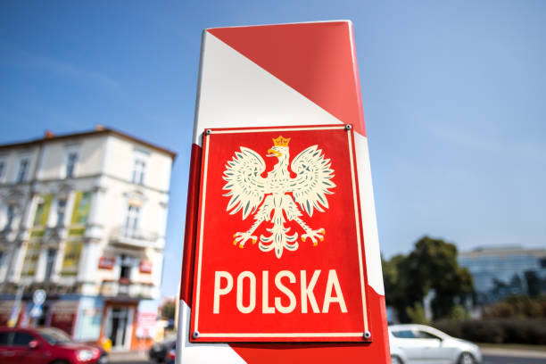 istock Polish border landmark 1171952728
