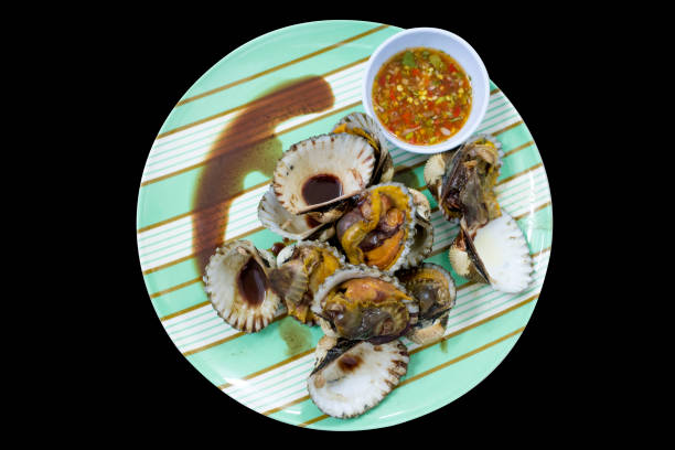 istock Fresh and Delicious boiled blood cockles, focus selective 1171954507
