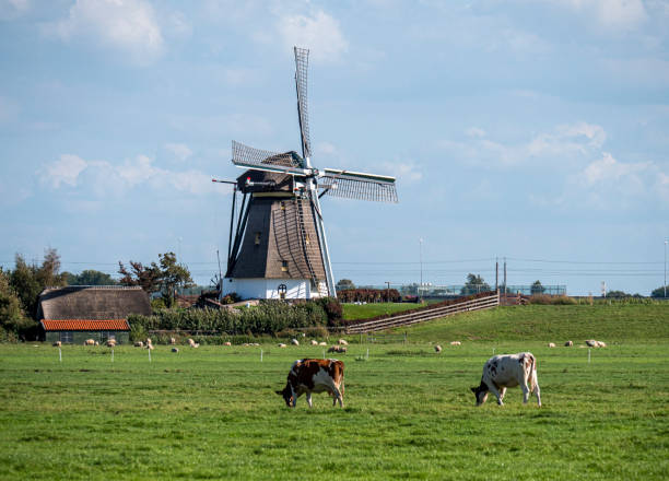 istock Blue Mill in Rijpwetering 1171955847