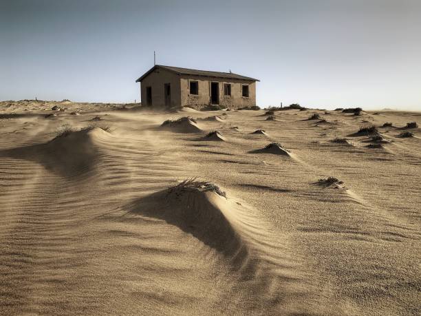 Africa Namibia Kolmanskop ghost town abandoned city diamond mine an abandoned city in the desert of Namibia kolmanskop namibia stock pictures, royalty-free photos & images
