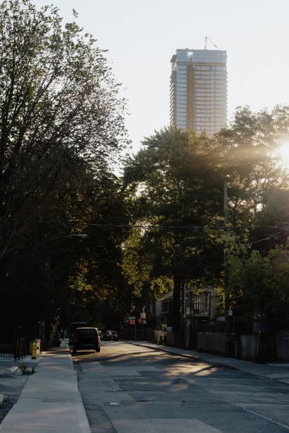 istock Neighborhood view at sunrise 1171957109