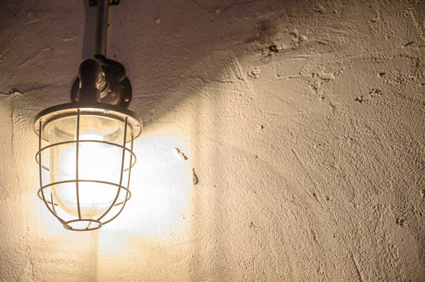 istock Close up light bulbs at the cafe. 1171957436