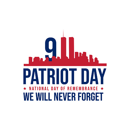 911 patriot day background patriot day september vector image. Never forget 9/11 patriot day