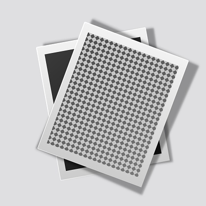 2 Photo Frame Vectpr Two Photo Frame Retro Isolated On A White Background Photo Frame Mock ...