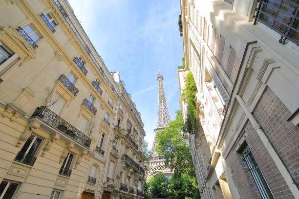 istock Eiffel tower iconic architecture Paris France 1171958619