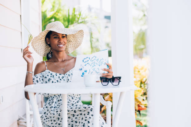 istock Young Black woman resting at summer resort 1171960914