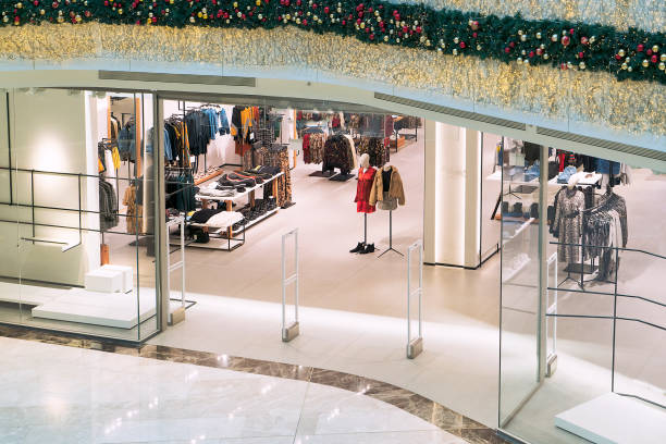 istock Clothing store at shopping mall 1171964171