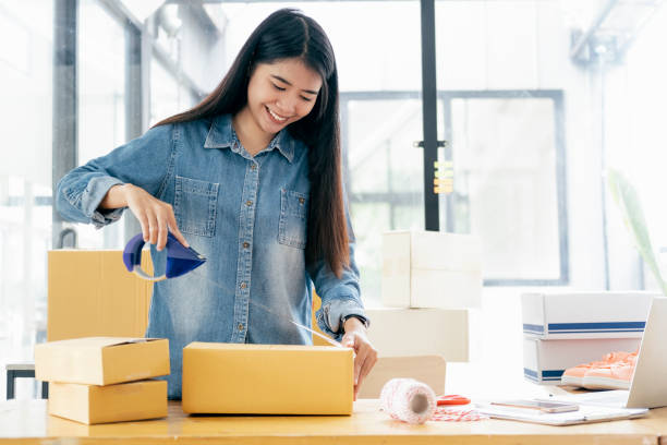 istock Online small business owner. 1171967035