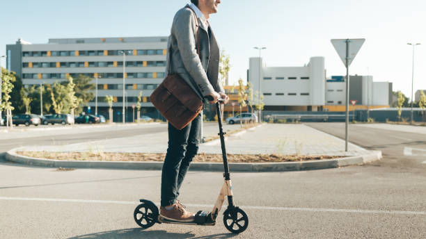istock Commute to work by electric scooter 1171974668