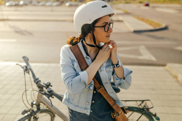 Preparing for the bike ride