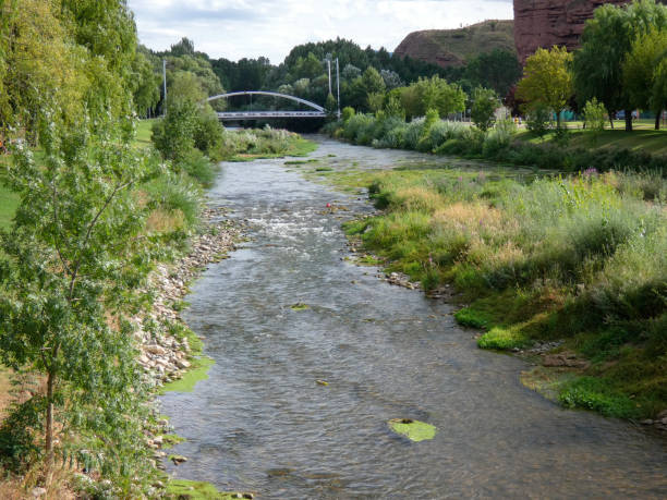 istock Najerilla River in Najera, La Rioja, Spain 1171977990