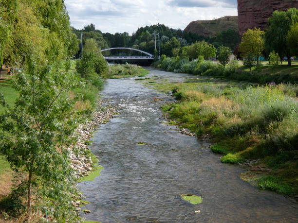 istock Najerilla River in Najera, La Rioja, Spain 1171978133