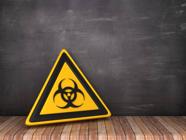 istock BIOHAZARD Road Sign on Chalkboard Background - 3D Rendering 1171980213