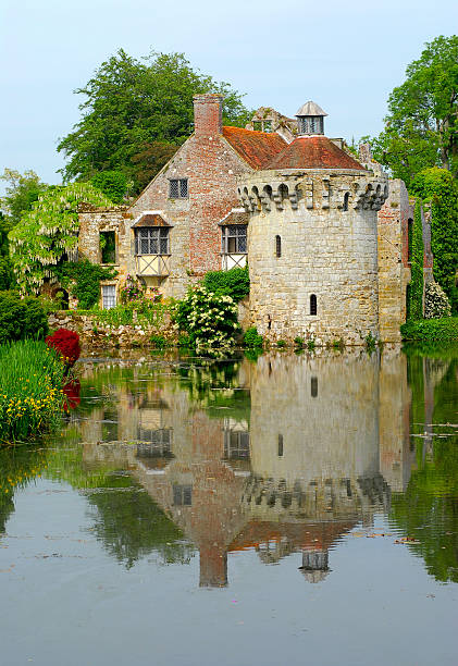 한국어 성 국가 장면 - scotney castle 뉴스 사진 이미지