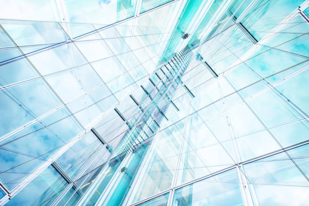 istock Abstract finance buildings seen from below 1171988348