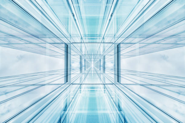 istock Abstract finance buildings seen from below 1171988389