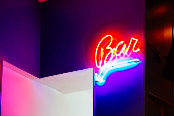 istock Bar sign in neon lights 1171990857