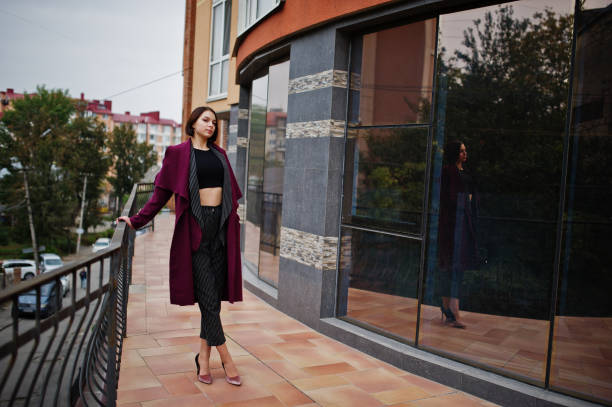istock A tall leggy young beautiful and elegant model woman 1171990910