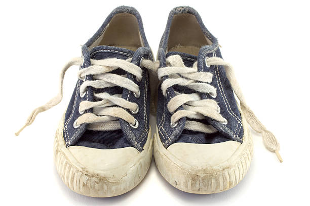 Scarpe da sabbia. - foto stock