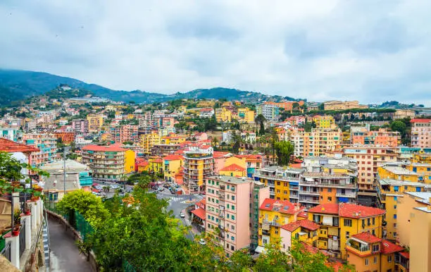Photo of Panoramic view on beautiful city San Remo, Italy