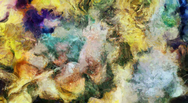 istock Abstract painting in muted colors 1172001876