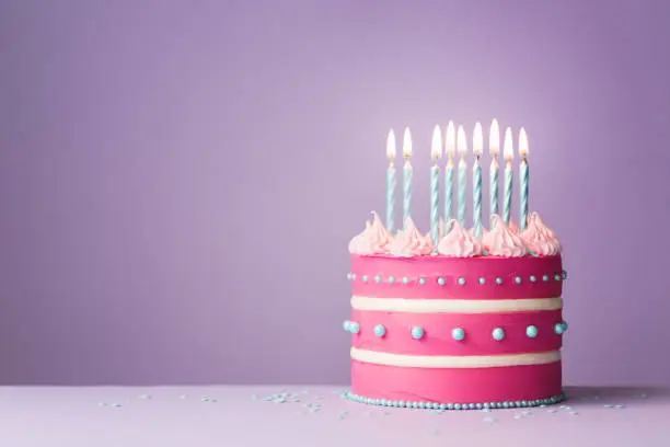 Photo of Pink birthday cake