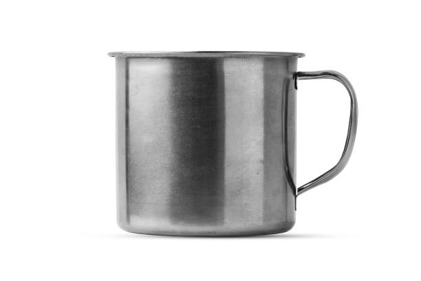 istock stainless steel, metal cup isolated on white background 1172004287