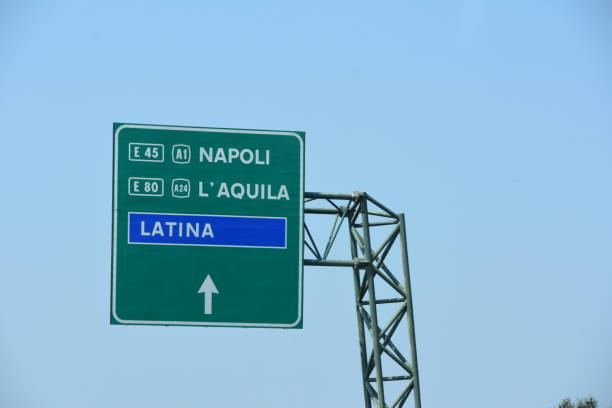 istock Road sign, ITALY 1172010890