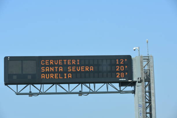 istock Road sign, ITALY 1172012353