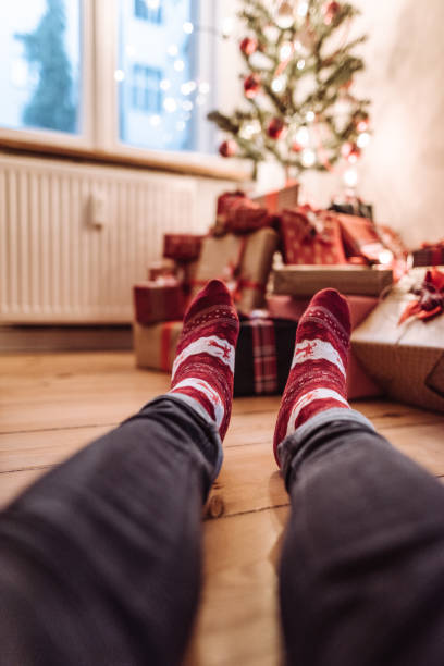 istock socks at christmas at home 1172015640