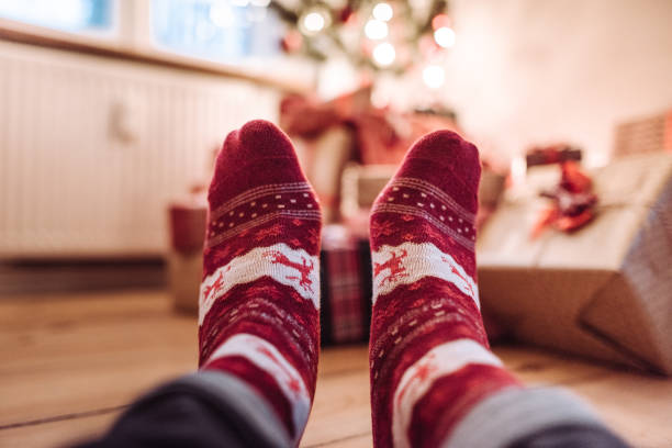 istock socks at christmas at home 1172015921
