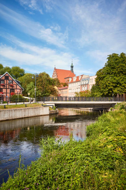 istock Brda river canal at Mlynska Island in Bydgoszcz. 1172020933