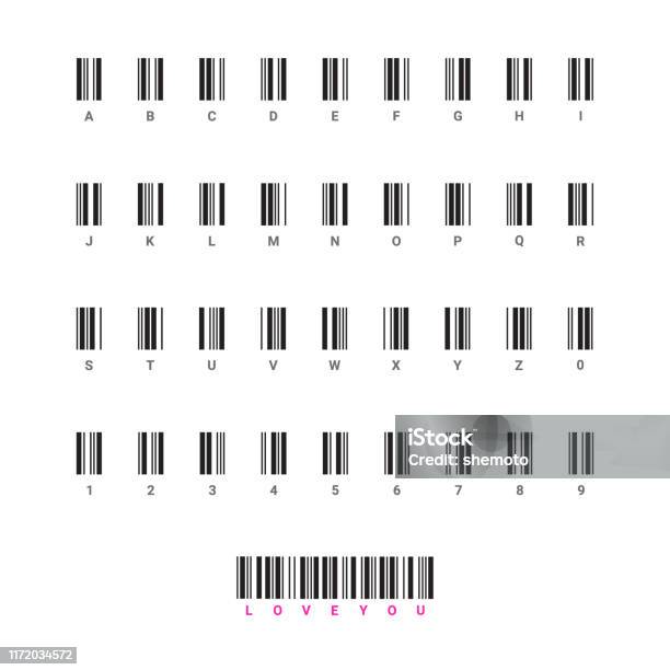 Bar Code Locator Bar Code Alphabet For Your Design Bar Code Set Universal Product Scan ...