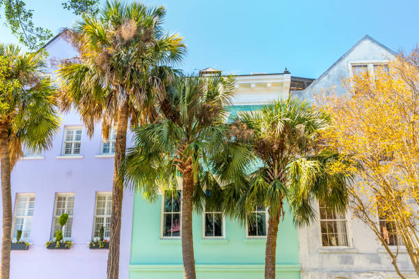 istock Colorful Rainow Row Charleston, South Carolina 1172038663