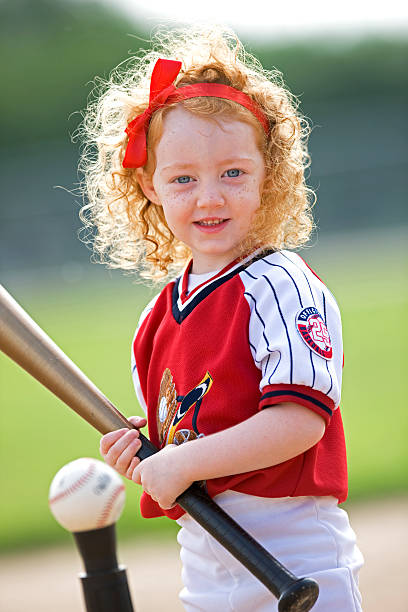 istock Little Girl Playing T-Ball 117204418
