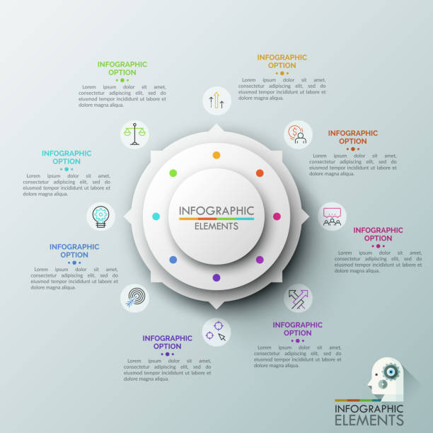 8 Point Action 340+ 8 Point Infographic Stock Illustrations, Royalty-Free Vector ...
