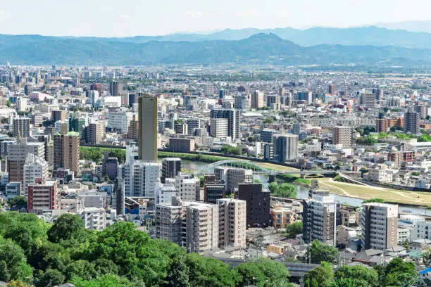 landscape of Kumamoto city