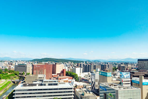 istock landscape of Kumamoto city 1172045979