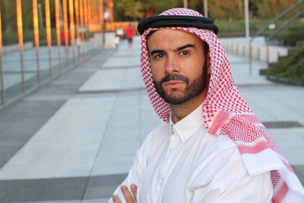 istock Powerful Arab businessman man close up 1172050139