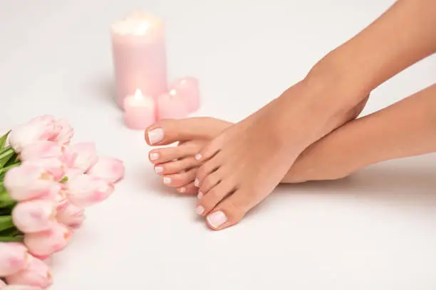 Nice manicure and pedicure is must have for every woman.