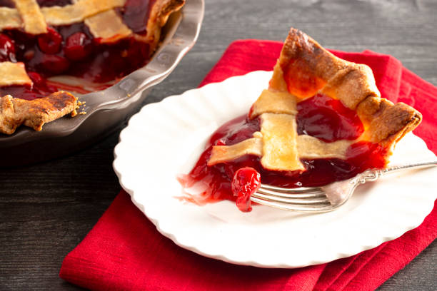 istock A Homemade Cherry Pie on a Wooden Table 1172055672