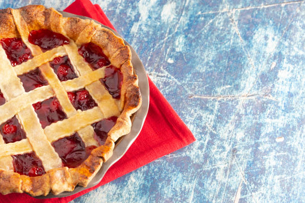 istock A Homemade Cherry Pie on a Wooden Table 1172057399