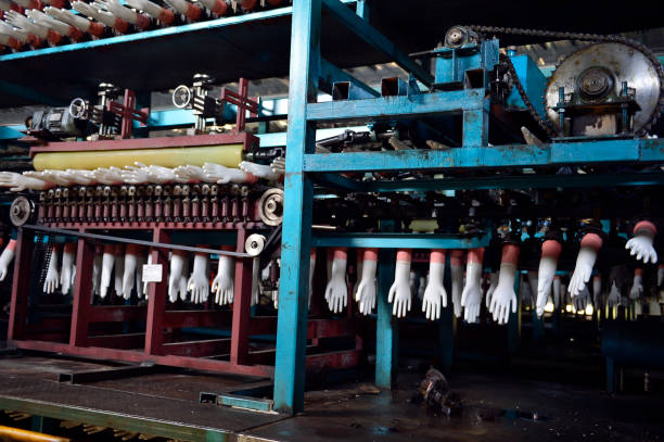 istock Rubber gloves production line 1172066025