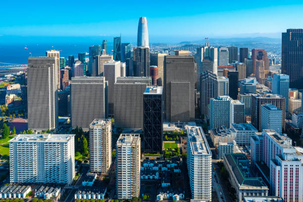 istock Downtown San Francisco aerial view 1172073136