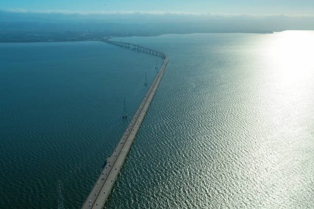 istock Aerial view of San Mateo Bridge 1172073182