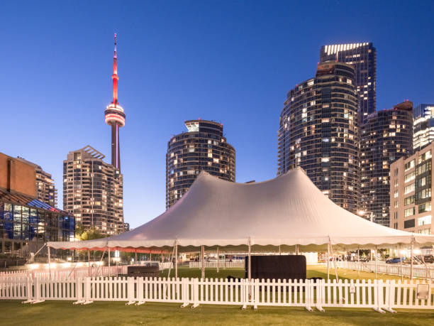 Toronto City Skyline at Dusk - Harbourfront Area