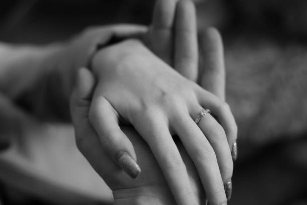 istock Holding hands after becoming engaged 1172080634