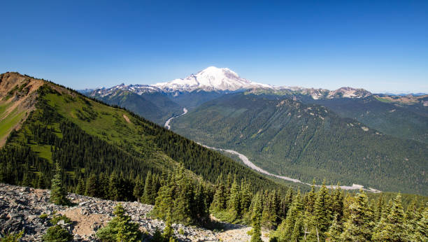 istock Scenic view of Mount Rainier volcano 1172081271
