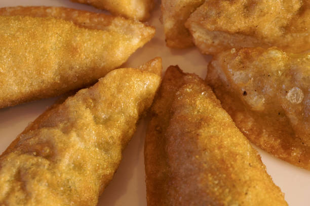 istock Deep fried gyoza crispy and golden colour 1172081608
